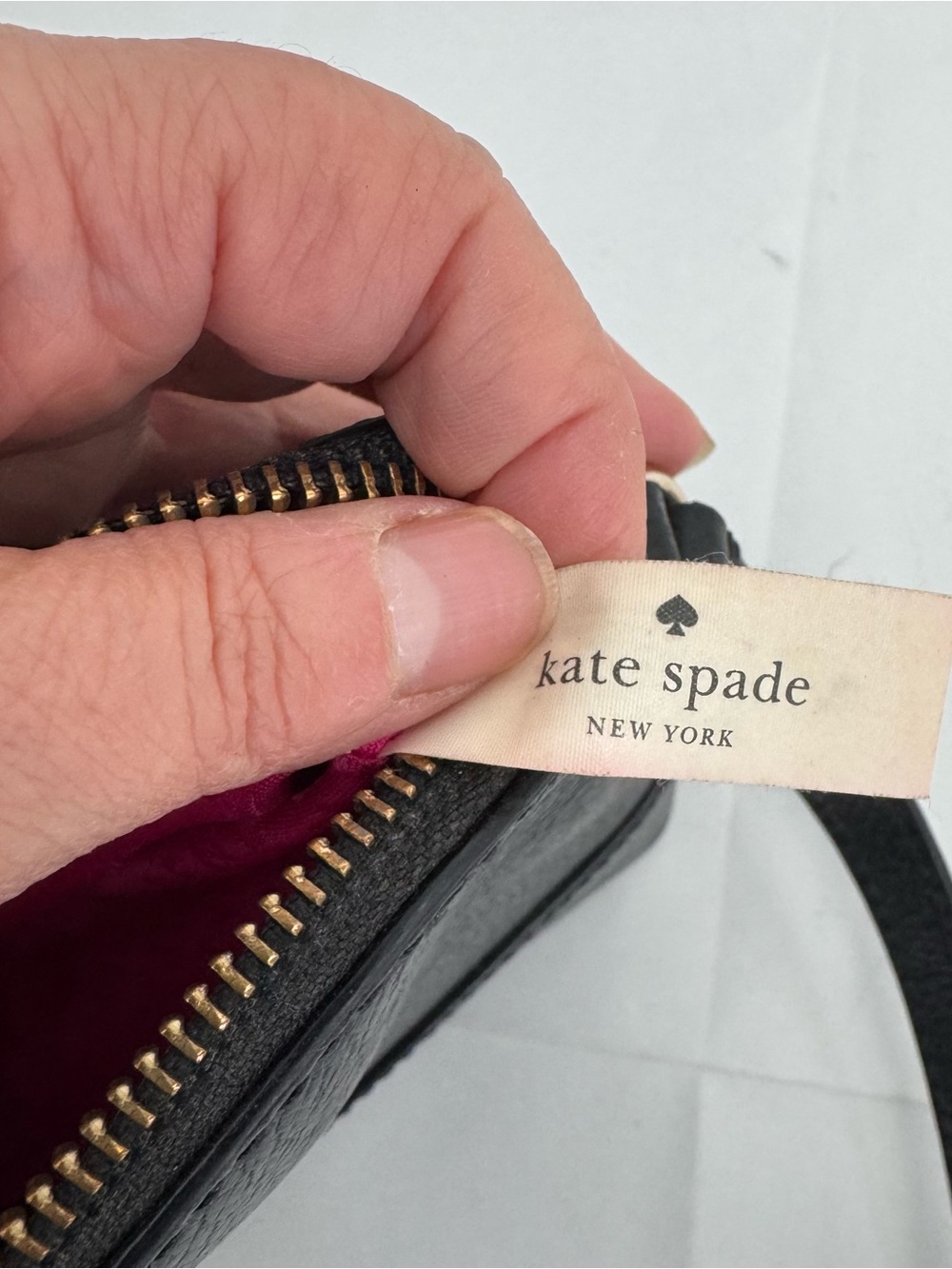 Kate Spade Wellesley Hanna Black Saffino Leather Crossbody Bag - Picture 12 of 16